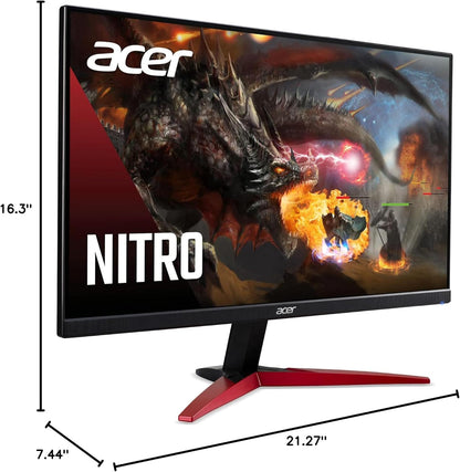 ACER Nitro 23.8'' 1080P HDR 10 Monitor (KG241Y) 180Hz 1ms VA
