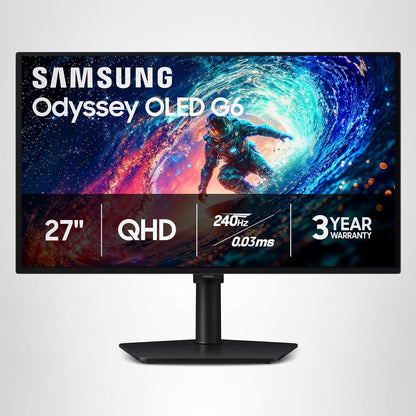 SAMSUNG Odyssey OLED G6 (G61SH) 27''QHD 2560 x 1440 240Hz HDR10 0.03ms