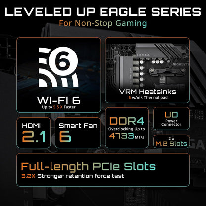 Gigabyte B550 Eagle AM4 DDR4 ATX WiFi 6