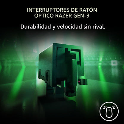 Razer Viper V3 Pro Hyperspeed/Hyperpolling 8K 54g Inalambrico 35K DPI Negro Gaming Mouse