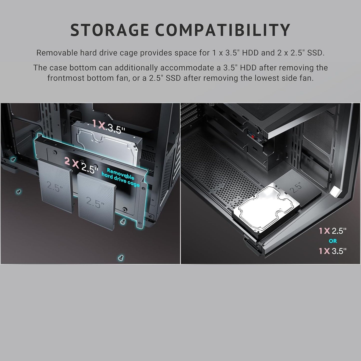 ANTEC C5 ARGB Black Mid-Tower Gaming Case ATX