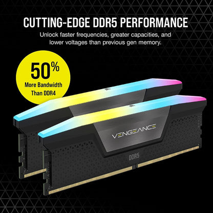 Corsair Vengeance RGB DDR5 Negra