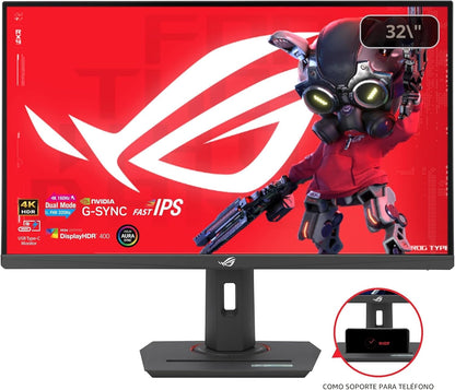ASUS ROG Strix 32'' 4K 2160P HDR Monitor (XG32UCG) 4K 160Hz/FHD 320Hz 0.3ms IPS HDMI 2.1