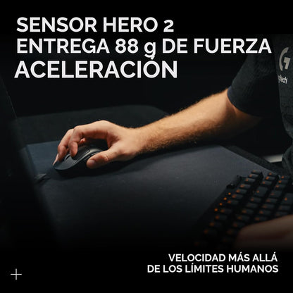 Logitech G PRO X SUPERLIGHT 2 Lightspeed Inalambrico Mouse 44K DPI 60g 8kHz