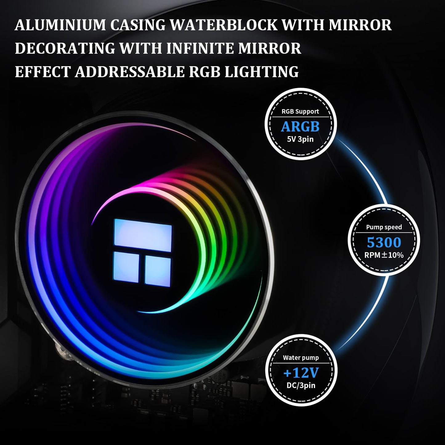 Thermalright Frozen Notte 360mm ARGB Negro AM4, AM5, LGA 1700/1200