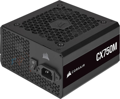 CORSAIR CX750M POWERSUPPLY 750W SEMI-MODULAR 80 BRONZE PLUS