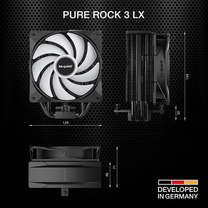 be quiet! Pure Rock 3 LX ARGB Air Cooler