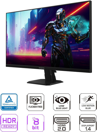 GIGABYTE GS27Q Advanced Gaming Monitor  27'' QHD 1440P HDR10 180Hz 1ms IPS