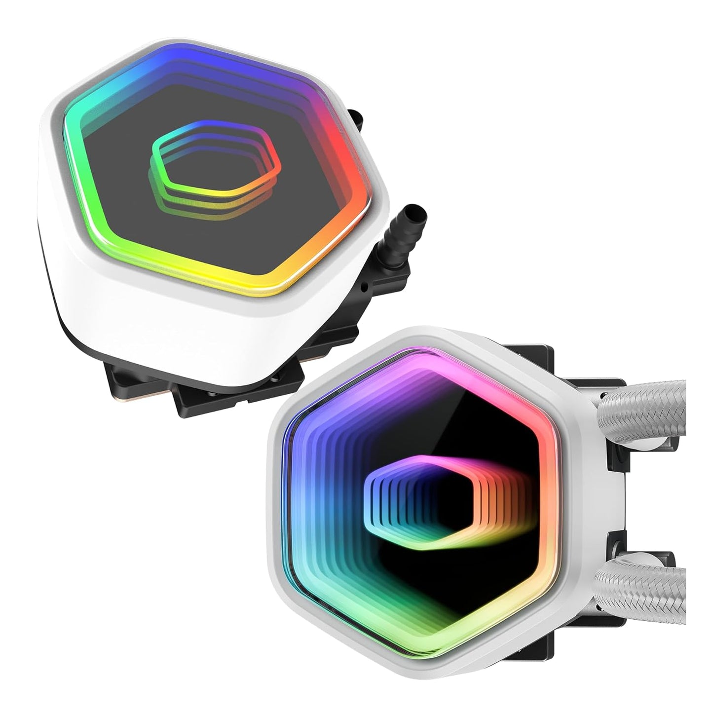 Cooler Master 240 Core II RGB Blanco 240mm AIO Cooler AM4, AM5, LGA 1700/1200
