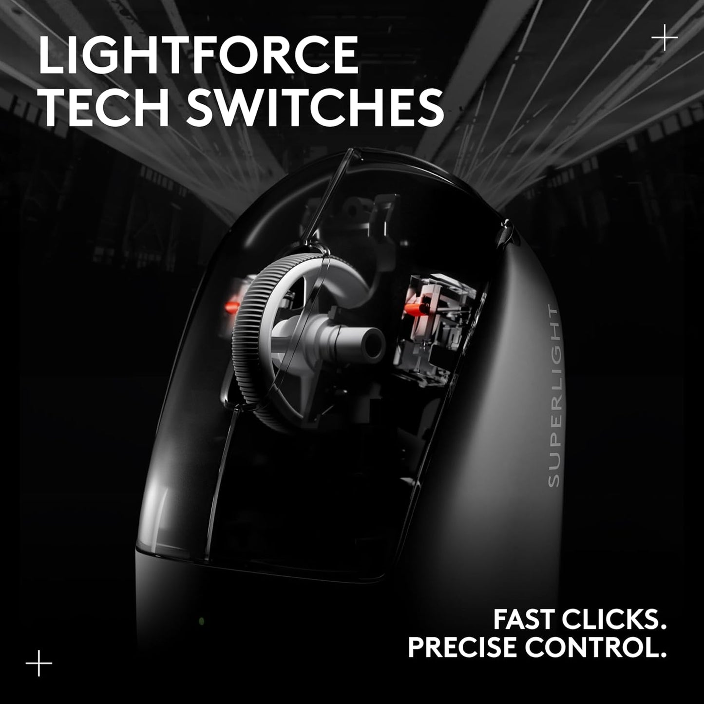 Logitech G PRO X SUPERLIGHT 2 Lightspeed Inalambrico Mouse 44K DPI 60g 8kHz