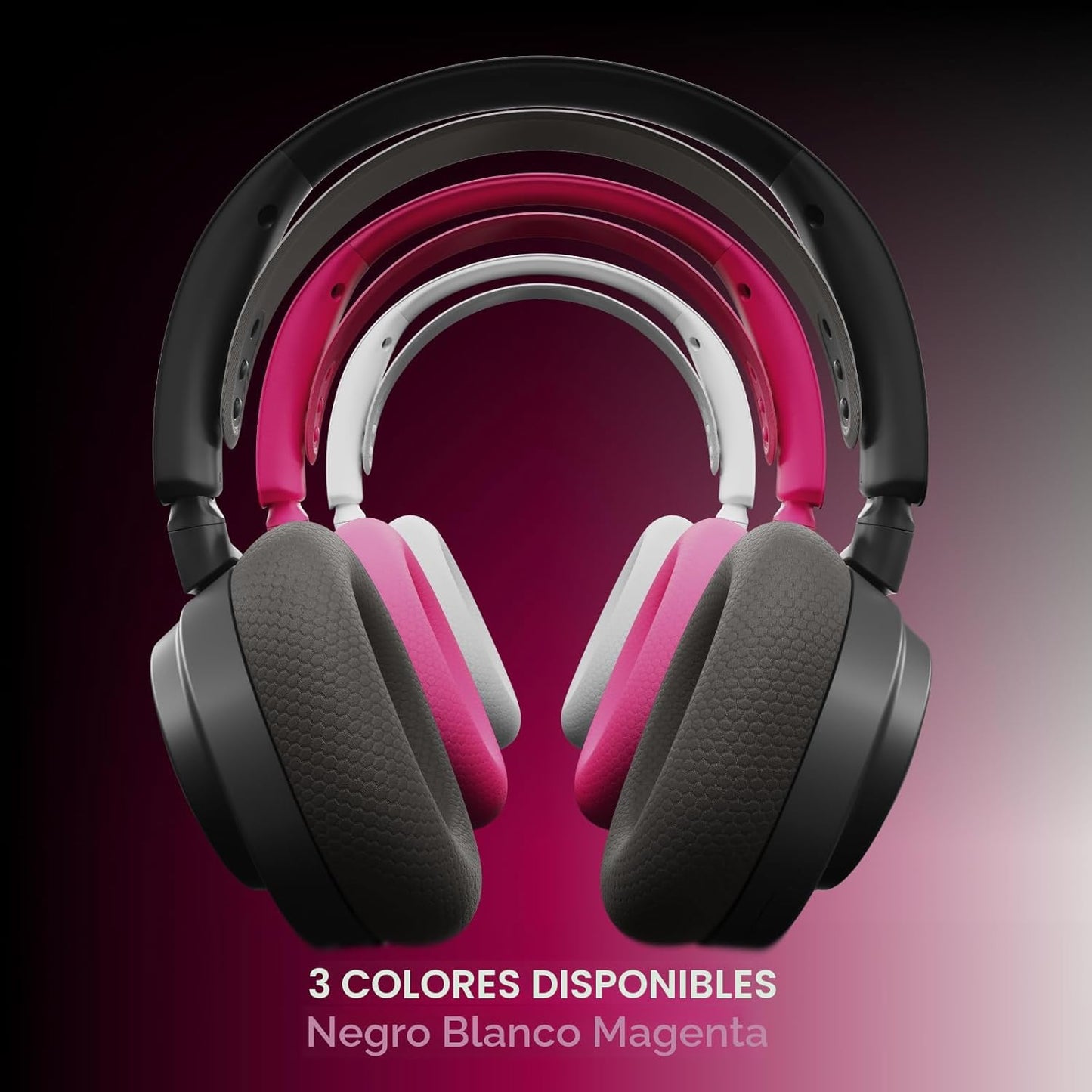 SteelSeries Artics Nova 7X Negro Inalambrico + Bluetooh Headset 7.1 (Xbox, PS5, PS4, PC, Switch and Mobile)