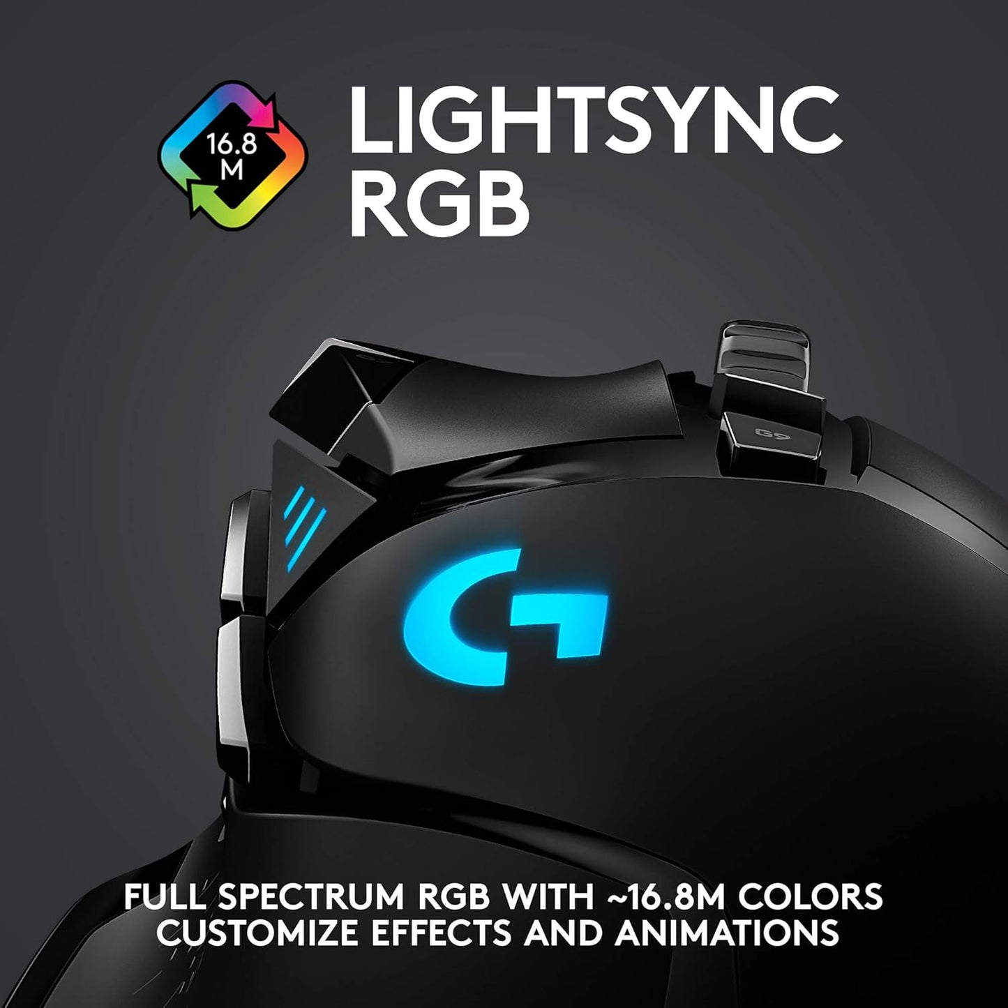 Logitech G502 Lightspeed Inalambrico Mouse 25K DPI RGB