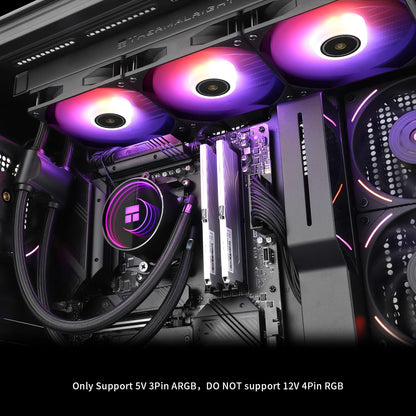 Thermalright Frozen Notte 360mm ARGB Negro AM4, AM5, LGA 1700/1200