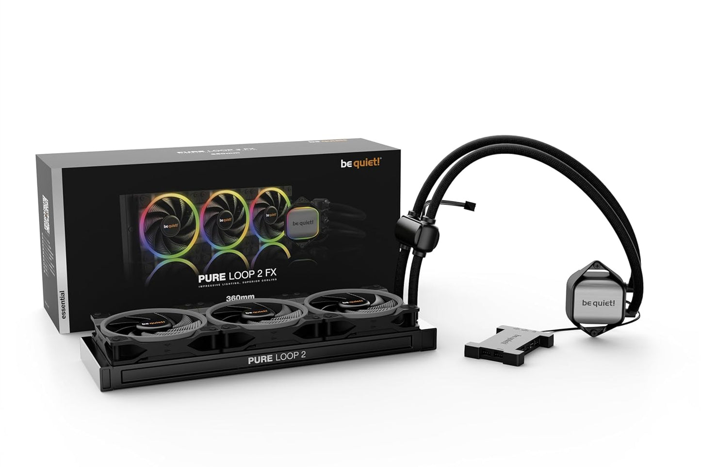 be quiet! Pure Loop 2 FX Negro 360mm AIO Cooler AM4, AM5, LGA 1700/1200