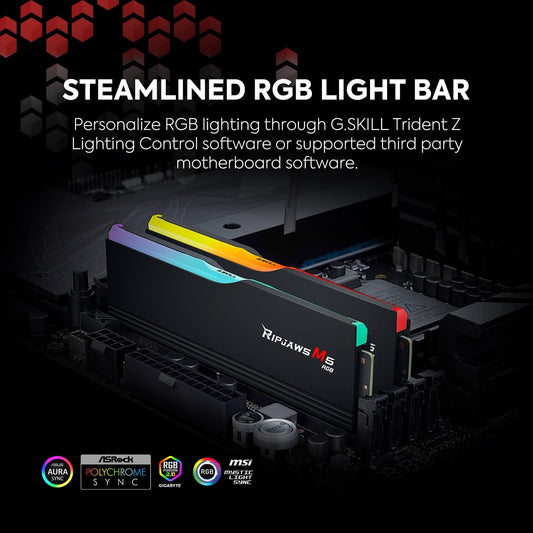 G.SKILL Ripjaws M5 RGB Series DDR5 Negra