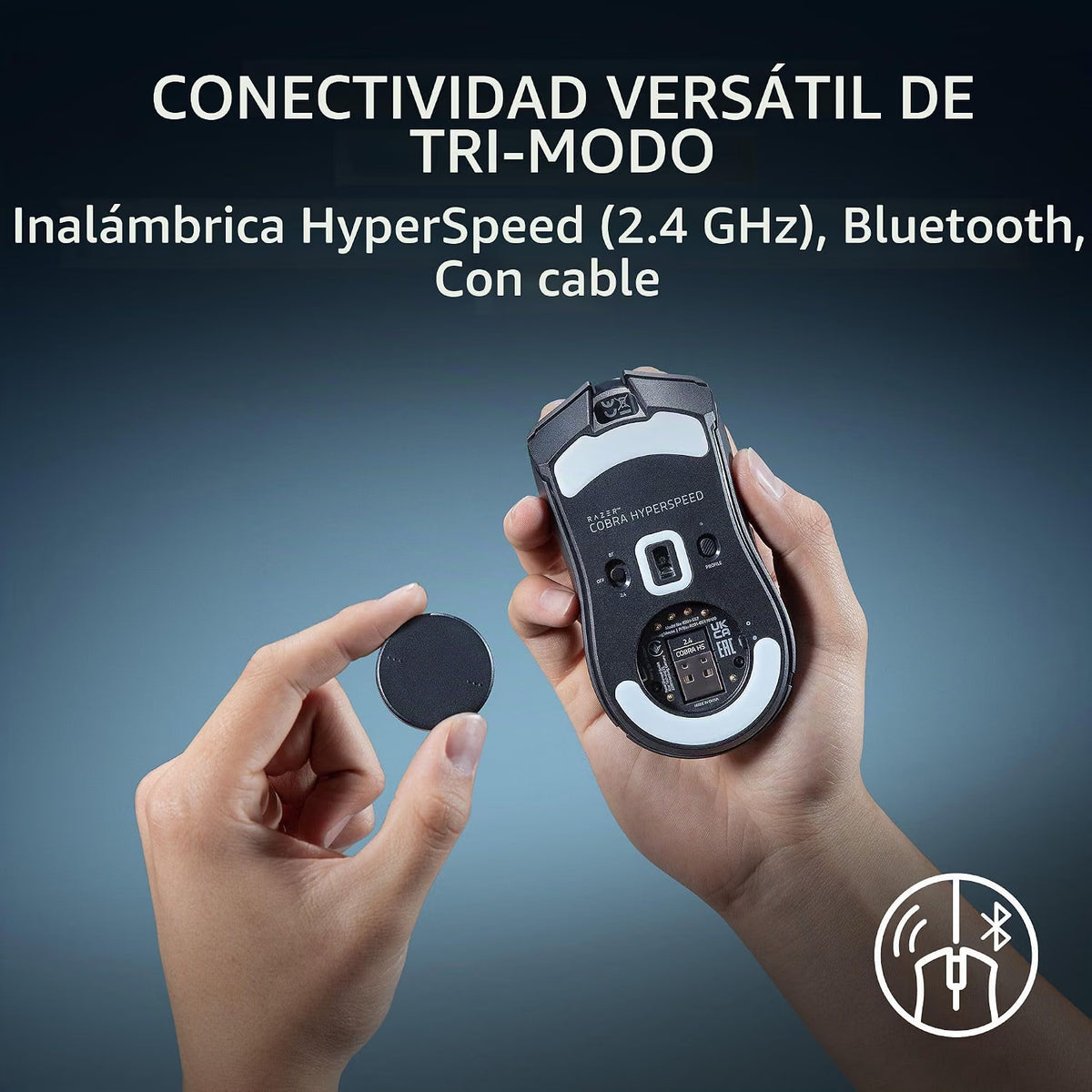Razer Cobra Hyperspeed Inalambrico 26K DPI Negro Gaming Mouse