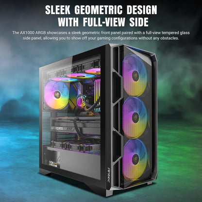 ANTEC AX1000-ARGB Negro Mid-Tower Gaming Case ATX