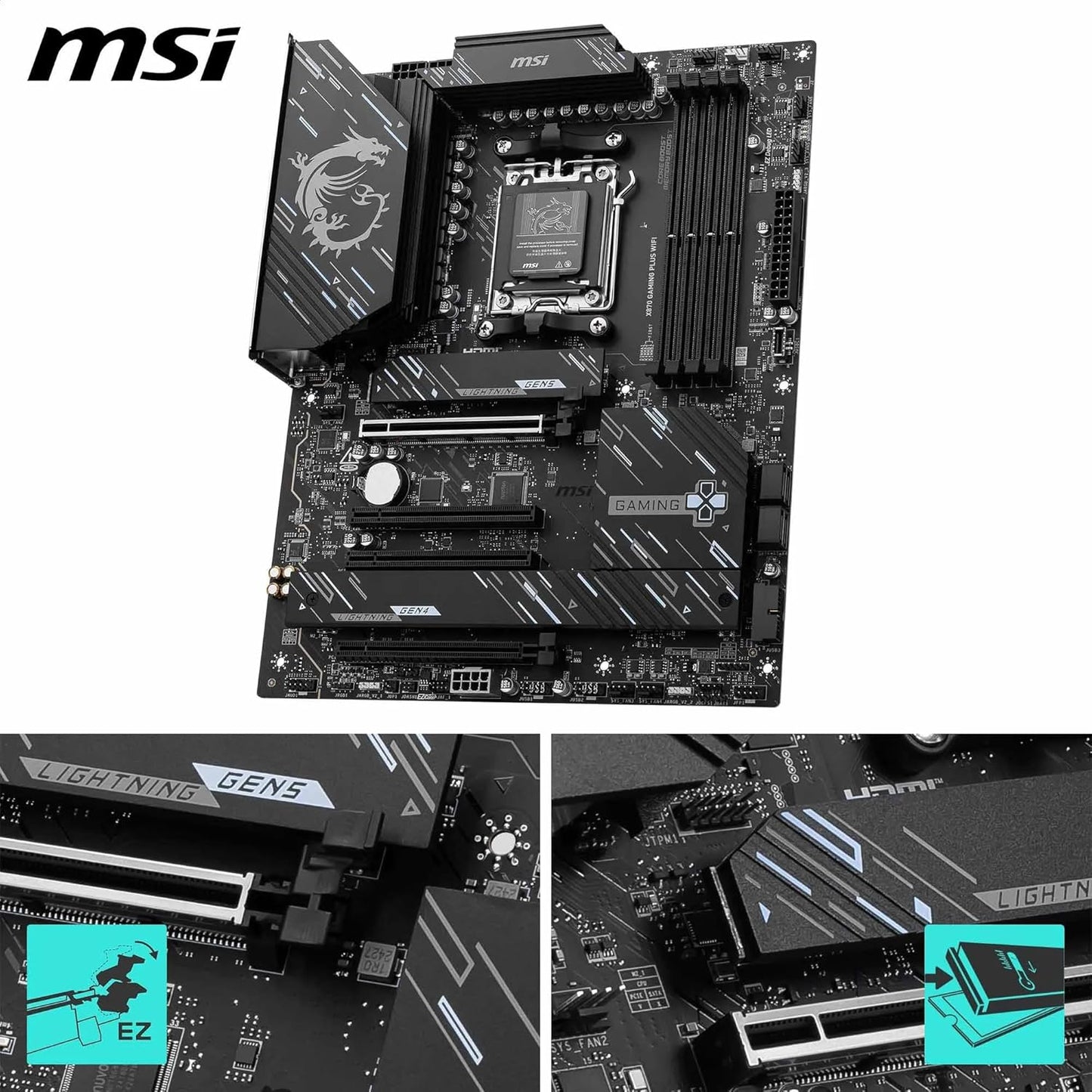 MSI X870 Gaming Plus WIFI AM5 DDR5
