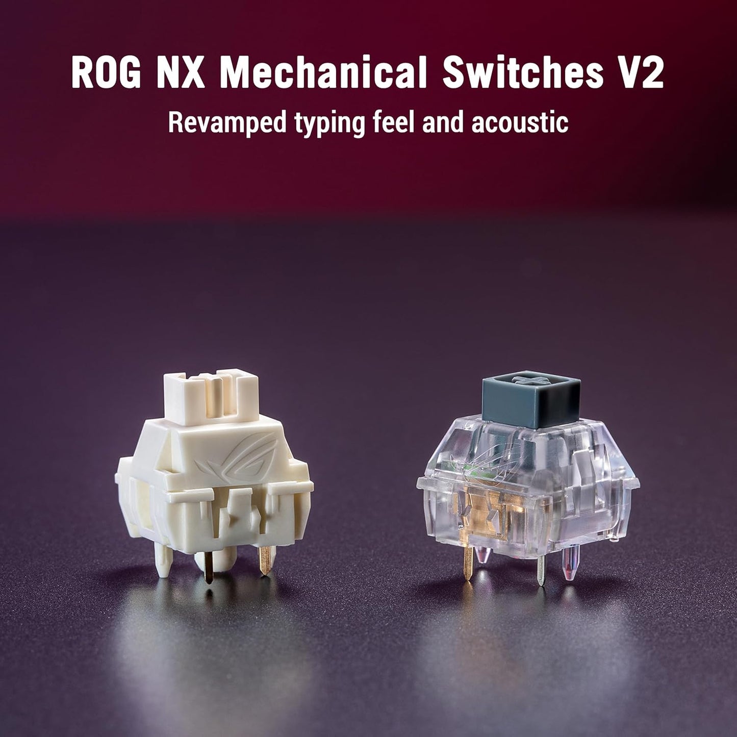 ASUS ROG Strix Scope II X USB-Cable Lineal Switches ROG NX Snow V2 Intercambiables