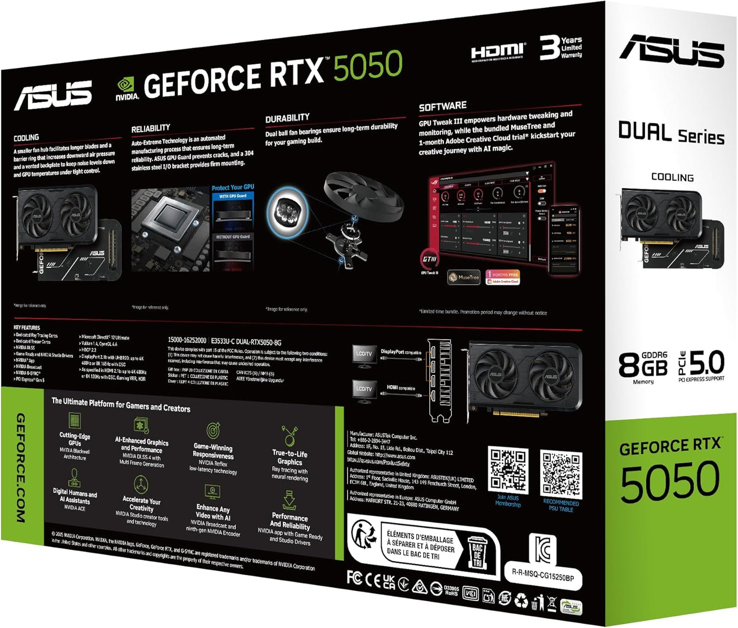 ASUS Dual RTX 5050 8GB