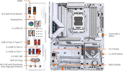 Gigabyte B850 Eagle ICE AM5 DDR5 ATX WiFi 6E