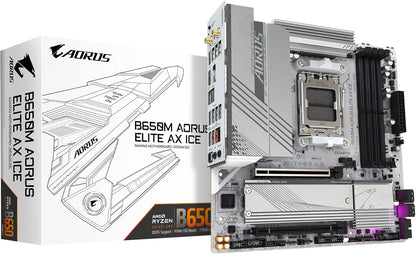 Gigabyte B650M AORUS Elite AX ICE AM5 DDR5 Micro-ATX