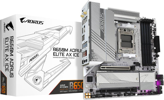 Gigabyte B650M AORUS Elite AX ICE AM5 DDR5 Micro-ATX