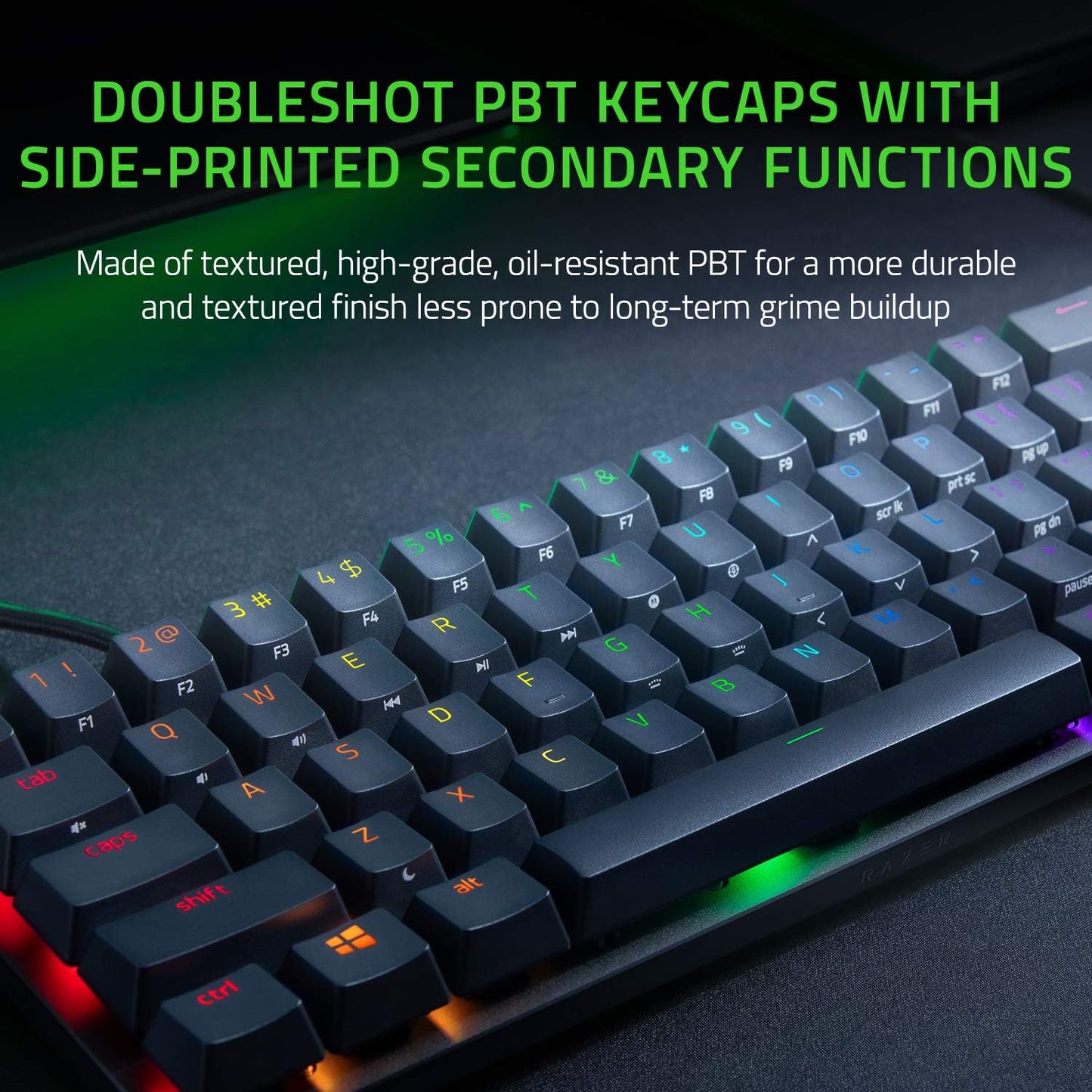 Razer Huntsman Mini 60% RGB USB Teclado Mecanico Clicky Optical Switch