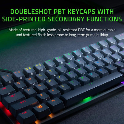 Razer Huntsman Mini 60% RGB USB Teclado Mecanico Clicky Optical Switch