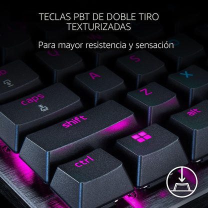Razer Huntsman V3 Pro TKL 75% RGB USB Teclado Mecanico Yellow Switch