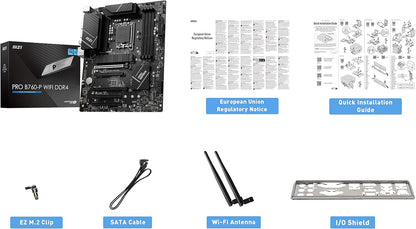 MSI PRO B760-P ProSeries WIFI DDR4 LGA 1700 (Intel 12th, 13th, 14th Gen)