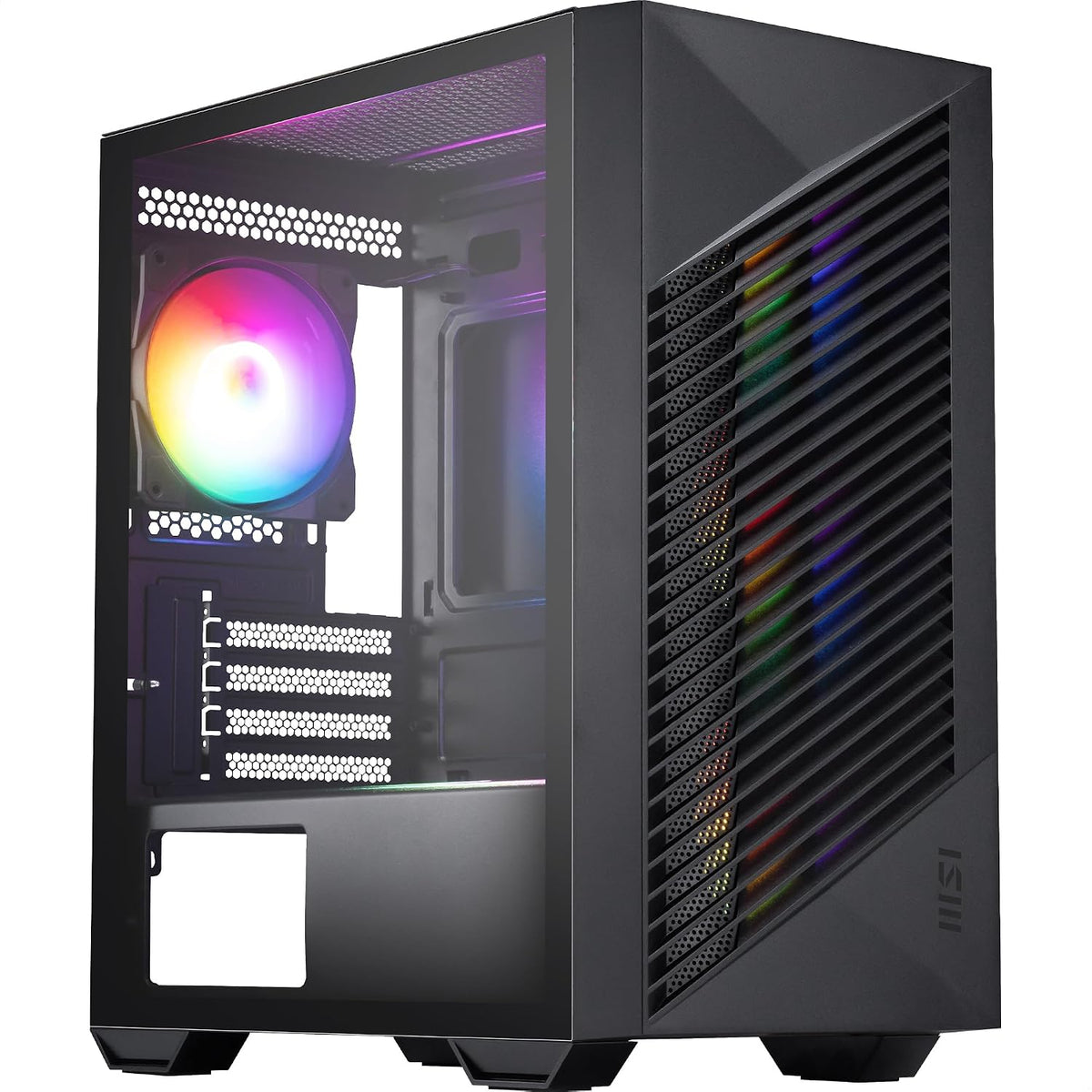 MSI MAG PANO M050A Black Mini-Tower Gaming Case Micro-ATX