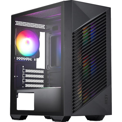 MSI MAG PANO M050A Black Mini-Tower Gaming Case Micro-ATX