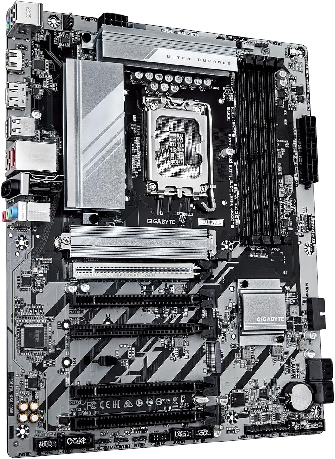 GIGABYTE B860 DS3H Wifi 6E DDR5 LGA 1851 (Intel Core Ultra 200)