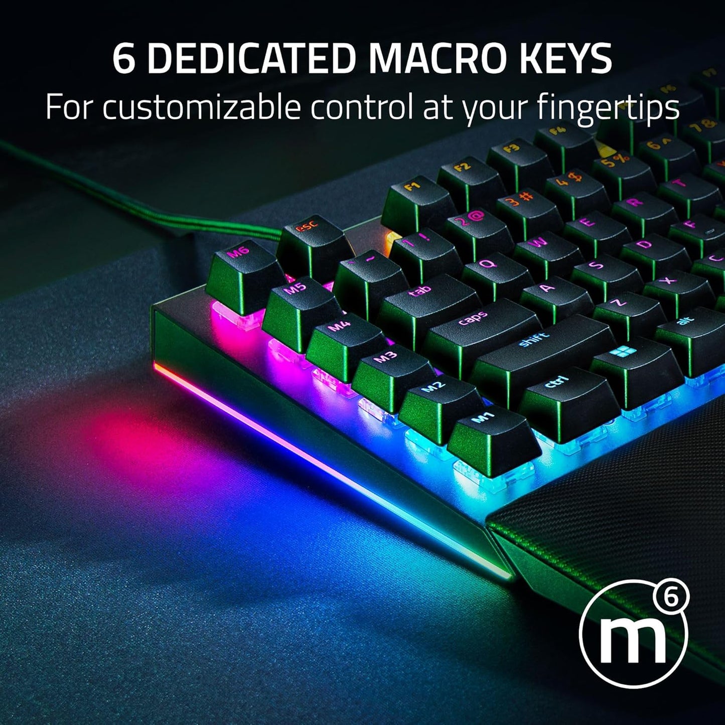 Razer Blackwidow V4 RGB USB Teclado Mecanico Yellow Switch
