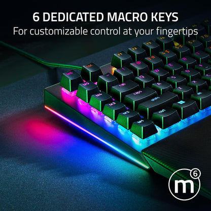 Razer Blackwidow V4 RGB USB Teclado Mecanico Yellow Switch