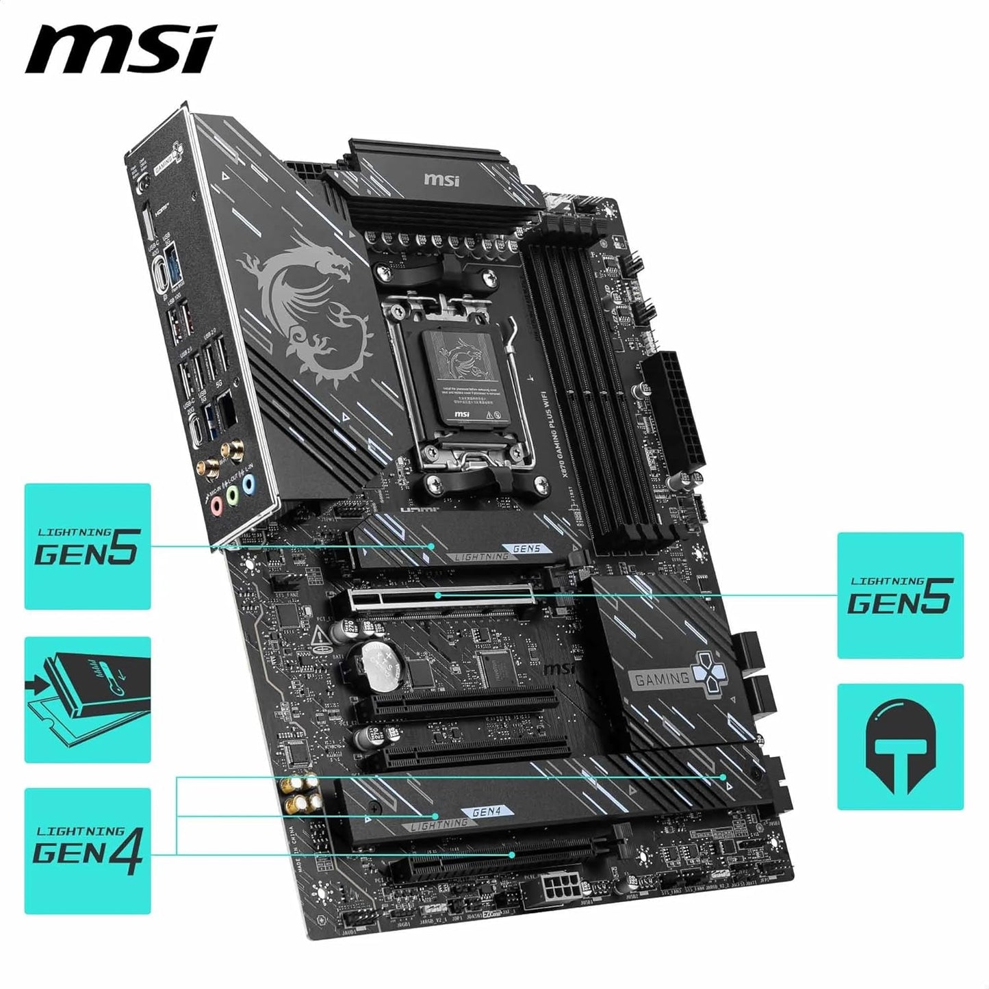 MSI X870 Gaming Plus WIFI AM5 DDR5