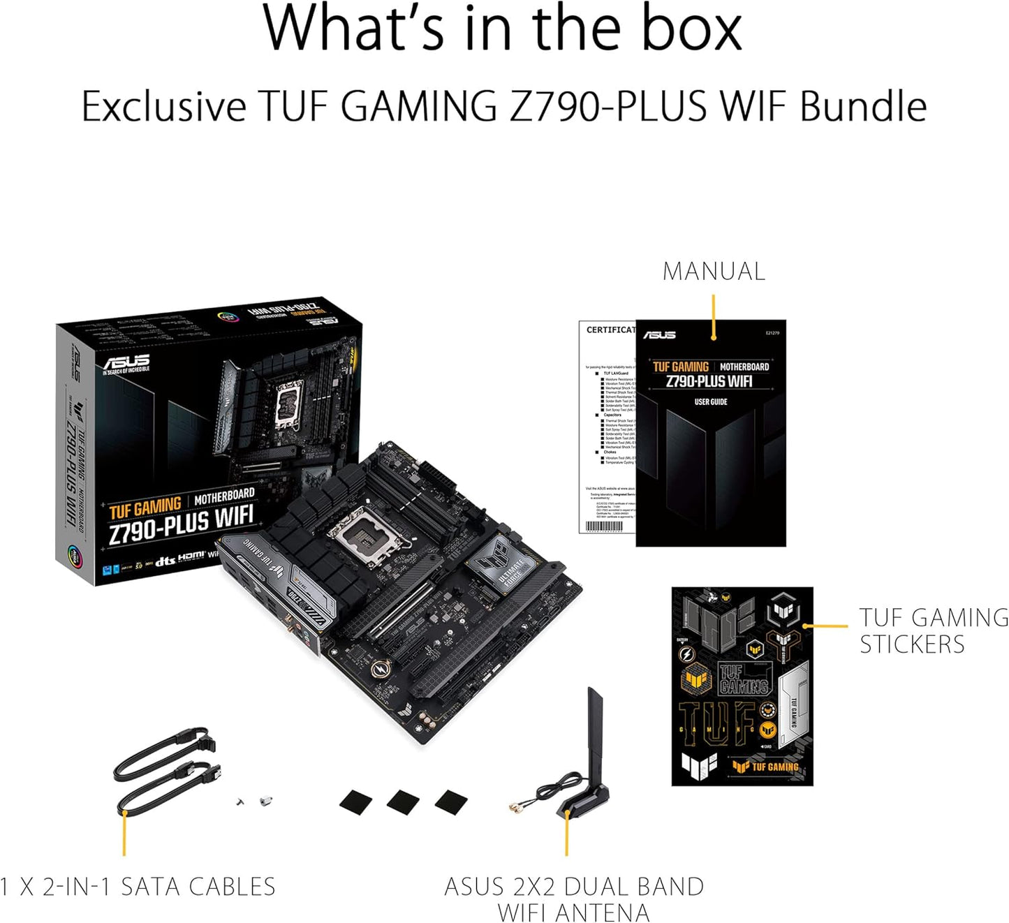 ASUS TUF Gaming Z890-Plus Wifi DDR5 LGA 1851 (Intel Core Ultra 200)