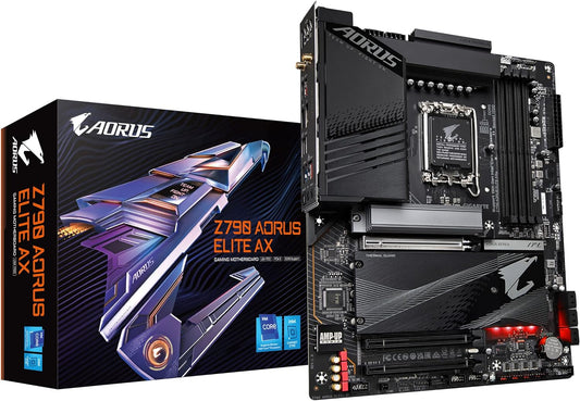 GIGABYTE Z790 AORUS Elite AX Wifi 6E DDR5 LGA 1700 (Intel 12th, 13th, 14th Gen)