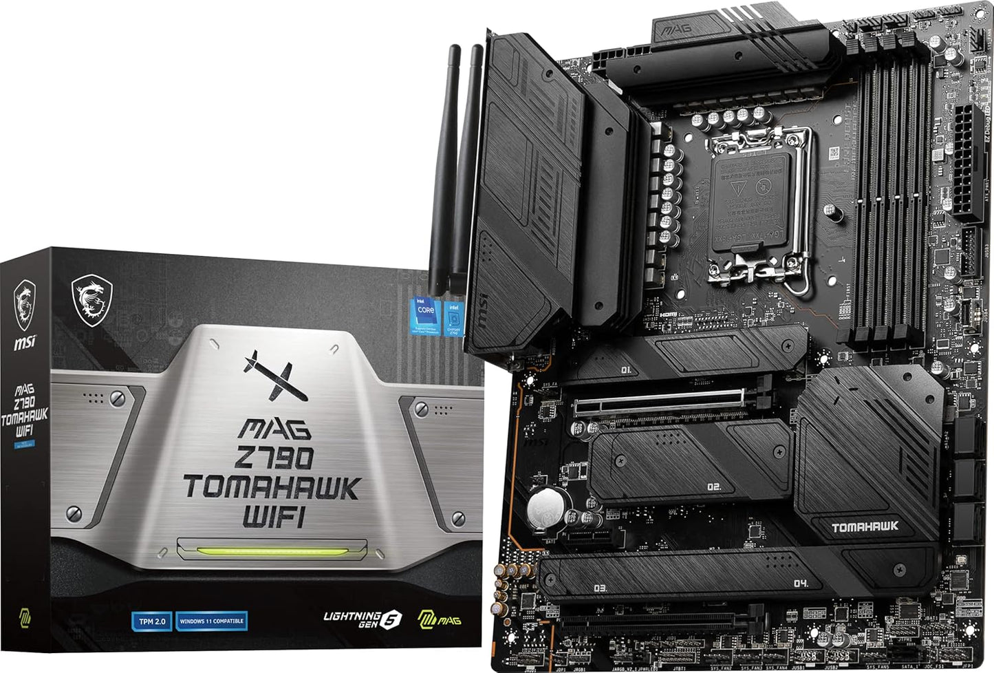 MSI MAG Z790 Tomahawk GAMING WIFI DDR5 LGA 1700 (Intel 12th, 13th, 14th Gen)