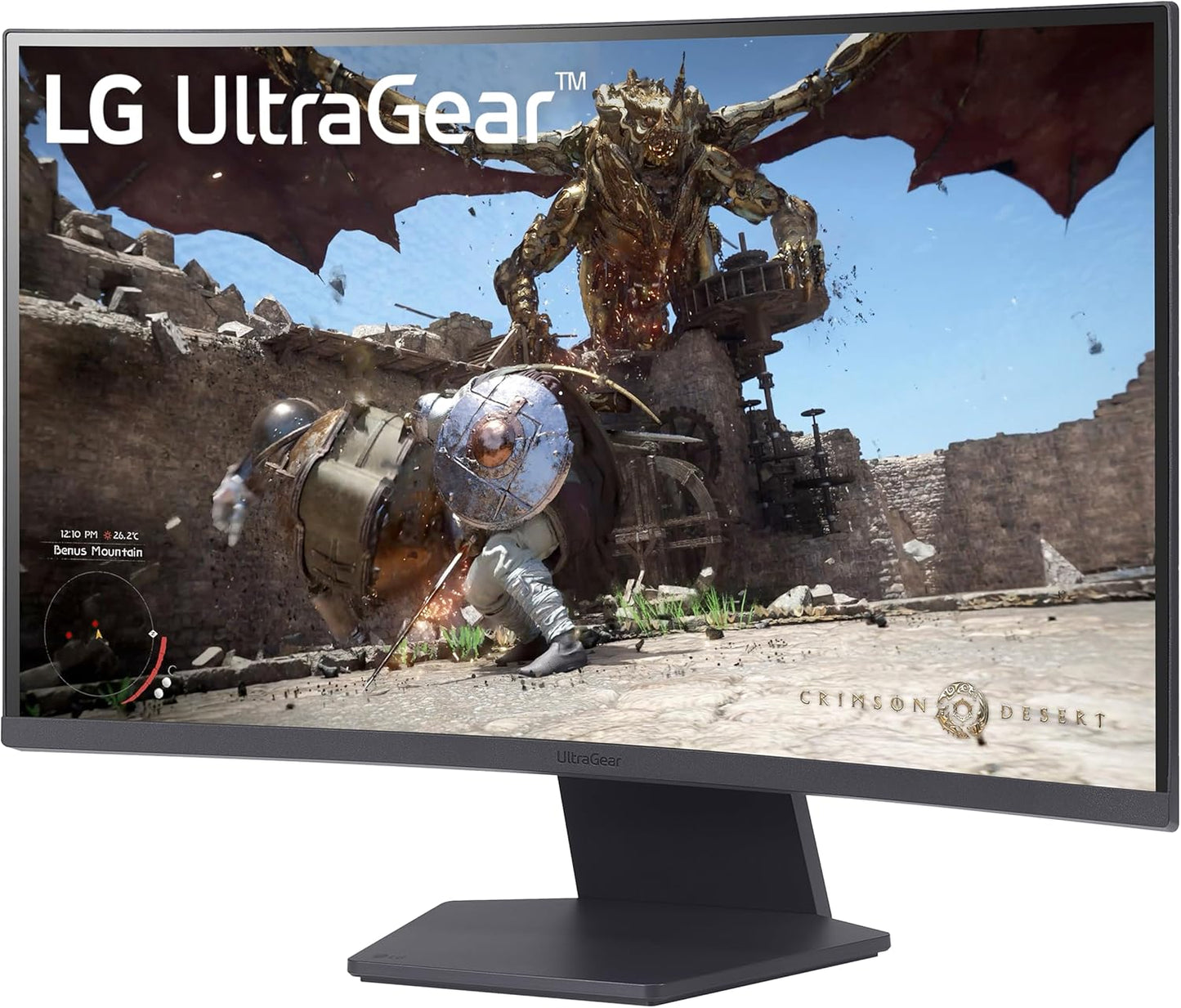 LG 27GS60QC-B Ultragear Curved 1000R Gaming Monitor  27'' QHD 1440P HDR 10 180Hz 1ms VA
