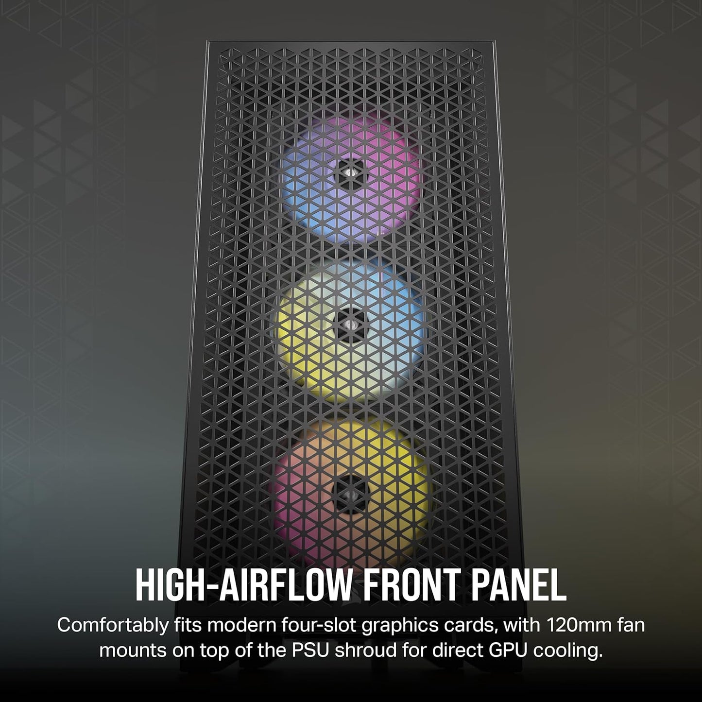 Corsair 3000D RGB Airflow Tempered Glass Mid-Tower ATX PC Case