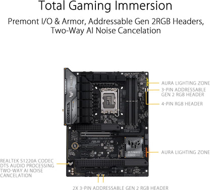 ASUS TUF Gaming Z890-Plus Wifi DDR5 LGA 1851 (Intel Core Ultra 200)