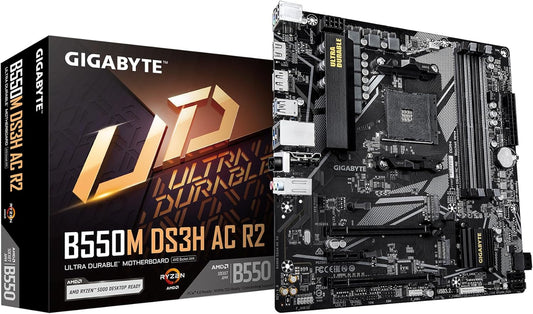 Gigabyte B550M DS3H AC R2 AM4 DDR4 ATX WiFi 5