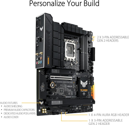 ASUS TUF Gaming B760-Plus Wifi DDR5 LGA 1700 (Intel 12th, 13th, 14th Gen)