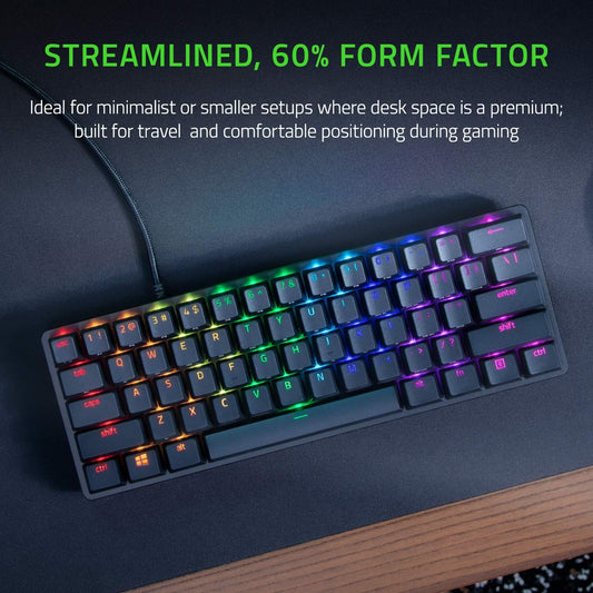 Razer Huntsman Mini 60% RGB USB Teclado Mecanico Clicky Optical Switch