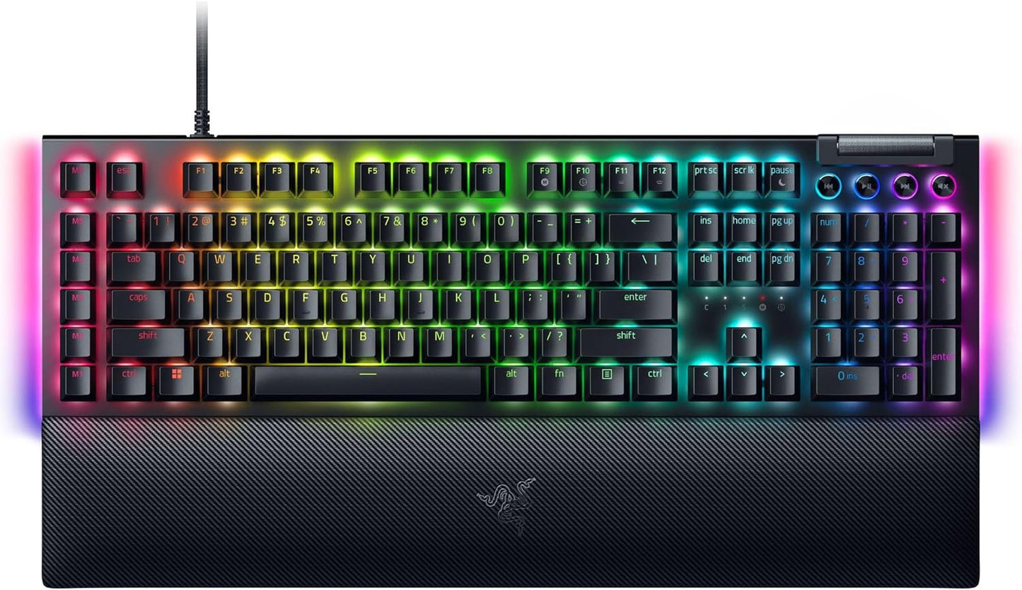 Razer Blackwidow V4 RGB USB Teclado Mecanico Yellow Switch
