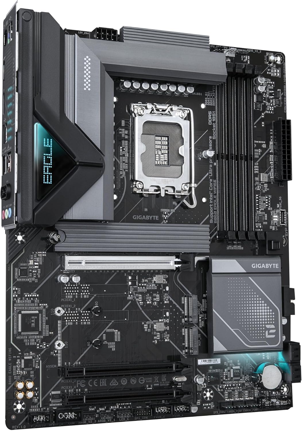 GIGABYTE B860 Eagle AX Wifi 6E DDR5 LGA 1851 (Intel Core Ultra 200)
