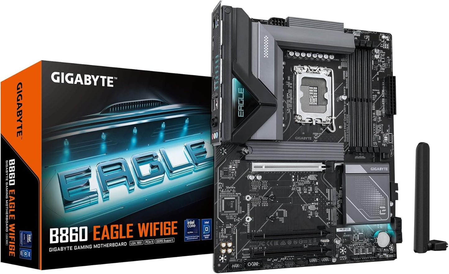 GIGABYTE B860 Eagle AX Wifi 6E DDR5 LGA 1851 (Intel Core Ultra 200)