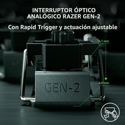 Razer Huntsman V3 Pro TKL 75% RGB USB Teclado Mecanico Yellow Switch